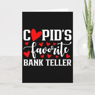 Cupid's Favorite Nk Teller Cute Heart Valentine's  Card