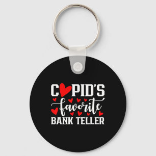 Cupid's Favorite Nk Teller Cute Heart Valentine's Key Ring