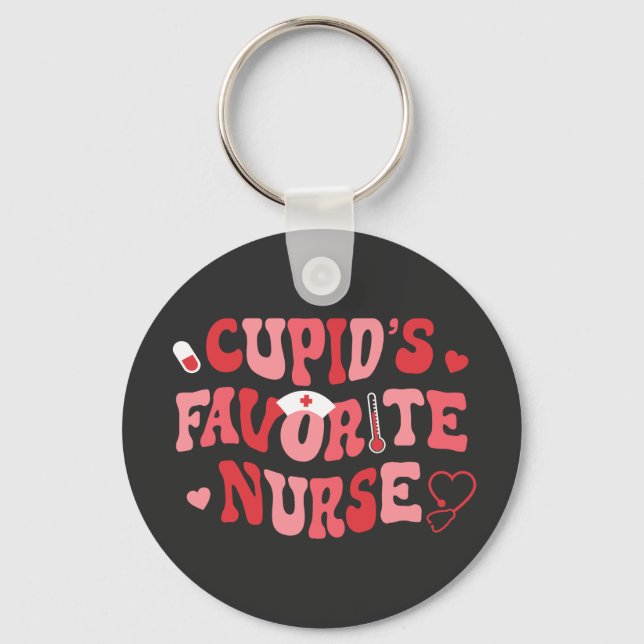  Cupids Favorite Nurse Key Ring (Front)