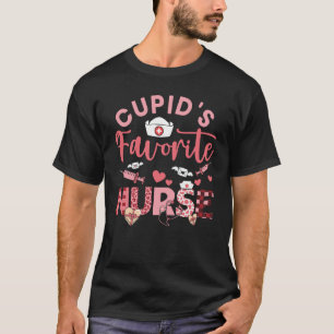 Cupid's Favorite Nurse Valentines Day Medical Nurs T-Shirt