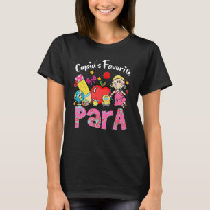 Cupid's Favorite Para Apple Cute Cupid Valentine's T-Shirt