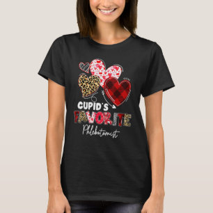 Cupid's Favorite Phlebotomist Valentine Phlebotomy T-Shirt