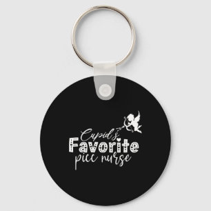 Cupid's Favorite Picc Nurse Valentine Vascular Acc Key Ring