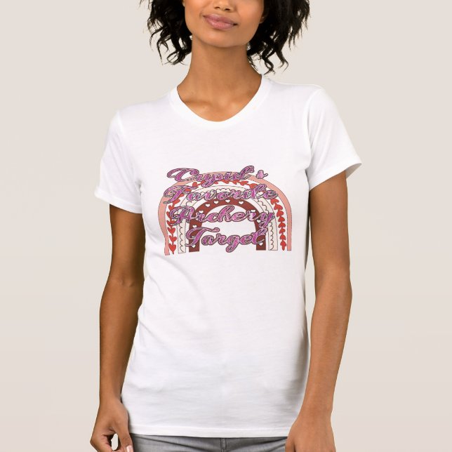 Cupid's Favourite Archery Target - Valentine's Day T-Shirt (Front)