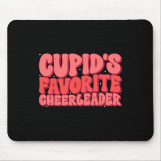 Cupids Favourite Cheerleader Valentine Day Love Ch Mouse Mat