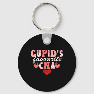 Cupid's Favourite Cna Valentine Certified Nursing Key Ring