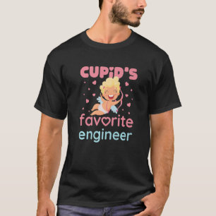 Cupid's Favourite Engineer Cute Valentine's Day   T-Shirt