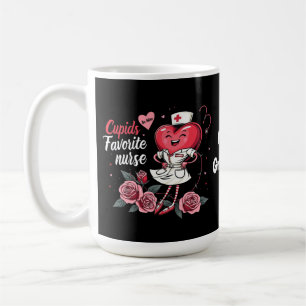 Cupid's Favourite Nurse Funny And Cute Valentine's Coffee Mug