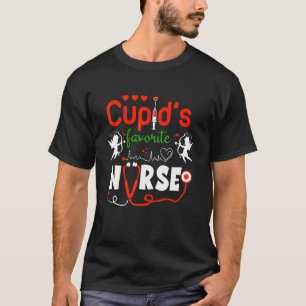Cupid's Favourite Nurse Valentine's Day T-Shirt