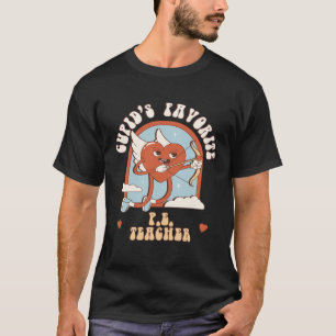 Cupid's Favourite P.E. Teacher, Teacher Cute Groov T-Shirt