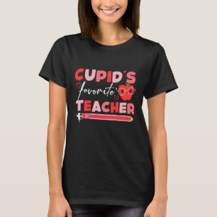 Cupid's favourite Teacher valentine day  T-Shirt