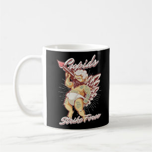 CUPIDS STRIKE FORCE funny cupid valentines day     Coffee Mug