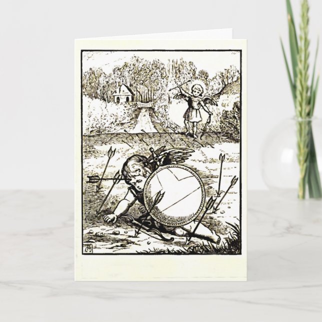Cupid's Triumph Holiday Card (Front)