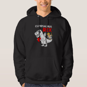 Cupidsaurus Rex Dab Heart Dino Toddler Boys Valent Hoodie