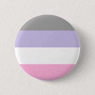 Cupioromantic Pride Flag 6 Cm Round Badge