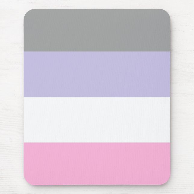 Cupioromantic Pride Flag  Mouse Mat (Front)