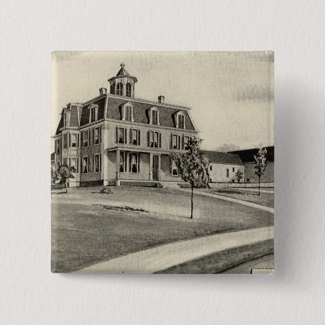 Cupola Farm 15 Cm Square Badge (Front)