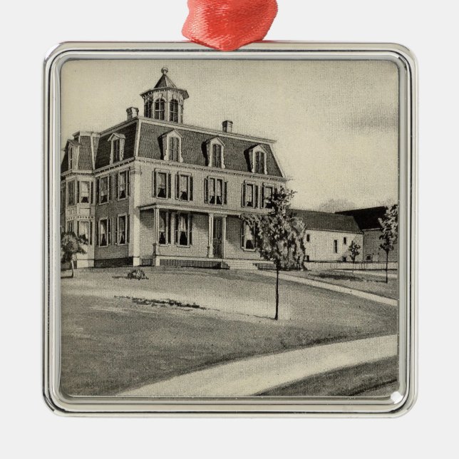 Cupola Farm Metal Tree Decoration (Front)