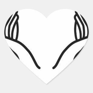 Cupped Hands Heart Sticker