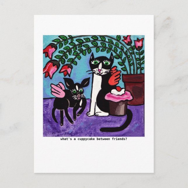 Cuppycake Friends Postcard (Front)