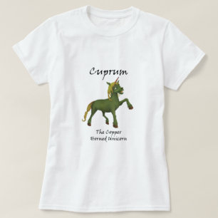 Cuprum The Copper-Horned Unicorn Tee-Shirt T-Shirt