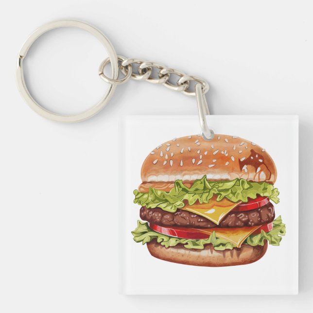 Cups burger key ring (Front)