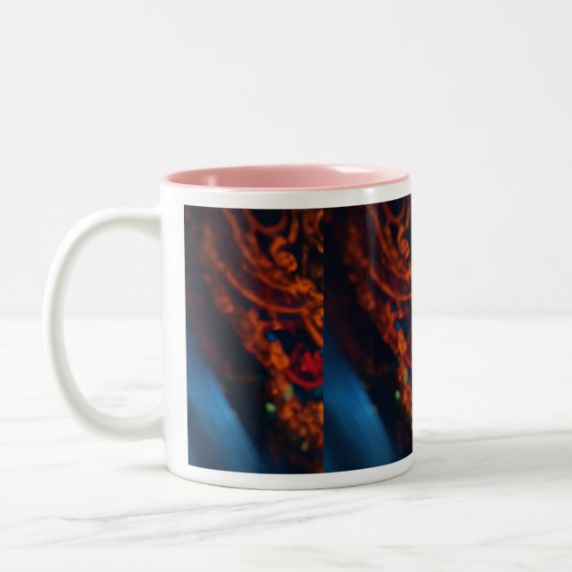 Cups Home decor coffee cup glass printed  (Left)