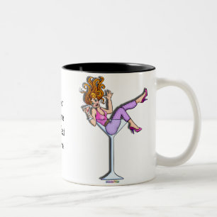 Cups, Mugs - Girl in a Martini Glass, Lil Red