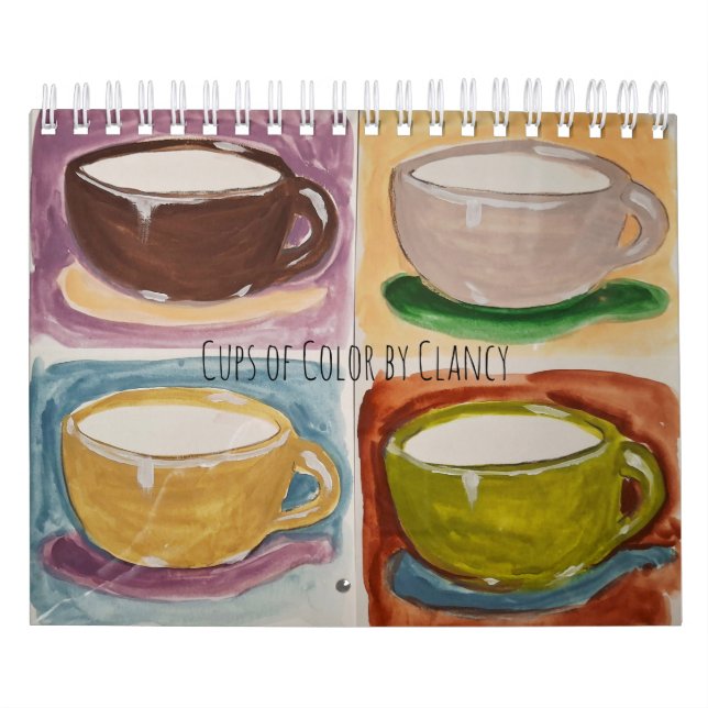 Cups Of Color by Clancy Calendar (Cover)