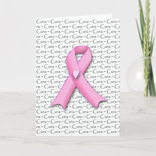 Cura, Breast Cancer Awareness Card in Spanish (Front)