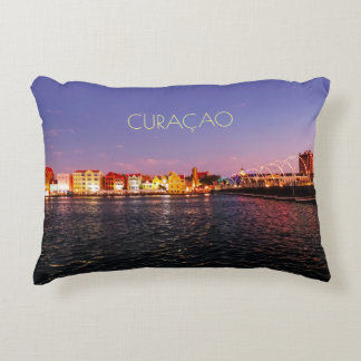 Curaçao at Night w/out text (customisable) Decorative Cushion