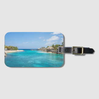 Curacao Beach Design Luggage Tag