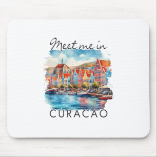 Curacao Caribbean Islands Travel Trip Meet Me In C Mouse Mat