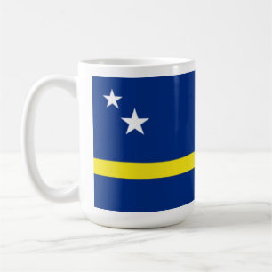Curacao Country Vacation Flag National Patriotic Coffee Mug