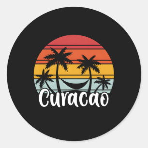 Curacao Curacaoan Vacation Curacao Classic Round Sticker