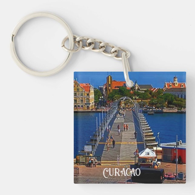 Curacao Design Key Ring (Front)