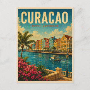 Curacao Dutch Caribbean Vintage Postcard