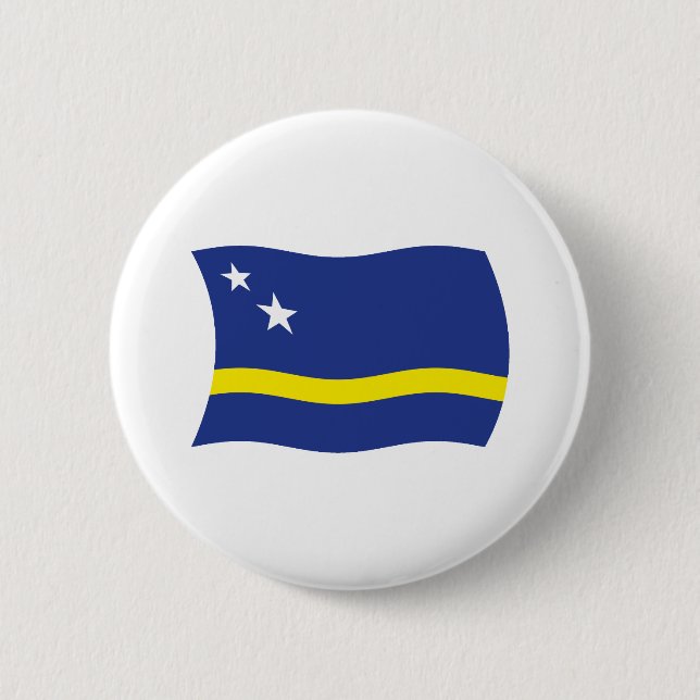 Curacao Flag Button (Front)