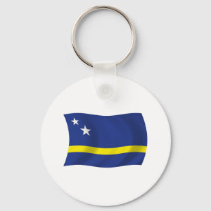 Curacao Flag Keychain