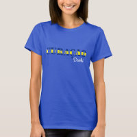 Curacao Flag Lettering with dushi text T-shirt