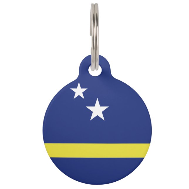 Curaçao flag pet tag (Front)