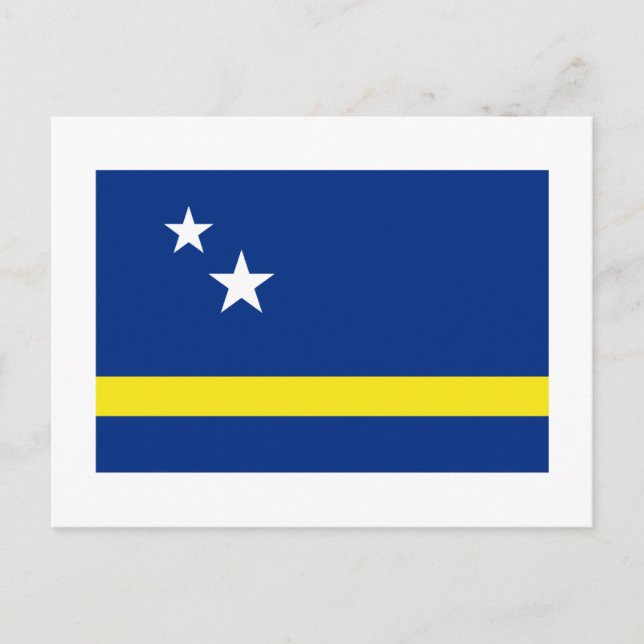 Curacao Flag Postcard (Front)