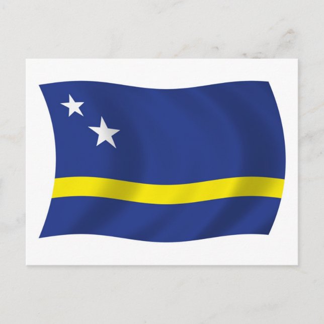 Curacao Flag Postcard (Front)