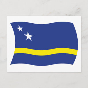 Curacao Flag Postcard