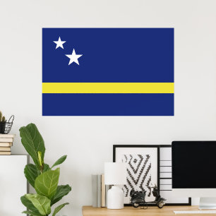 Curaçao flag poster