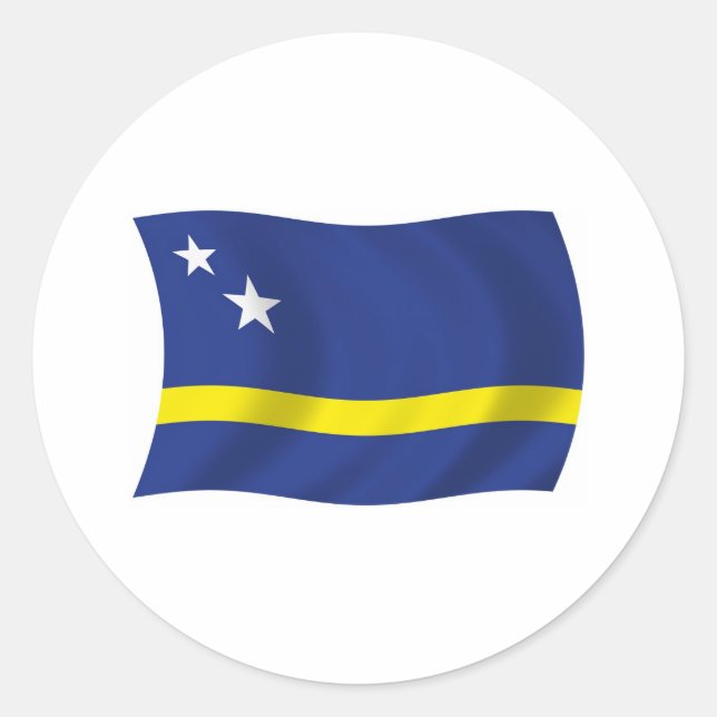 Curacao Flag Sticker (Front)