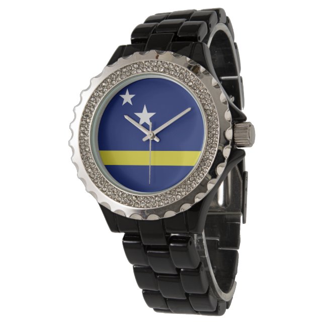 Curaçao flag watch (Angled)