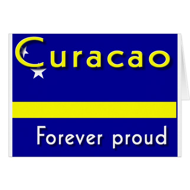 Curacao forever proud (Front Horizontal)
