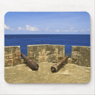 Curacao. Fort Beekenburg Caracas Bay. Mouse Mat