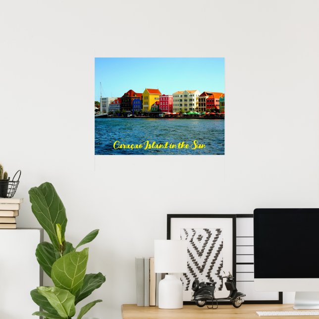 Curacao Island in the Sun Poster (Home Office)